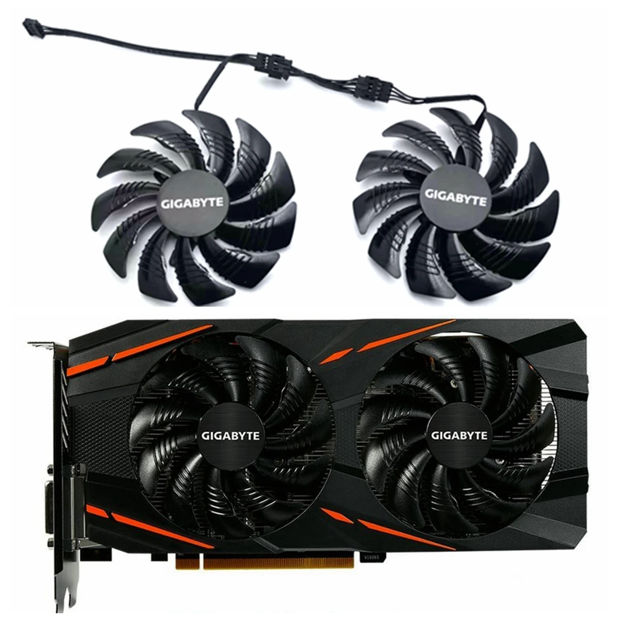 New 2pcs/lot T129215SU 4pin for Gigabyte GV-RX570 RX580 Gaming GTX1070 1070TI WINDFORCE graphics card fan
New 2pcs/lot T129215SU 4pin for Gigabyte GV-RX570 RX580 Gaming GTX1070 1070TI WINDFORCE graphics card fan
