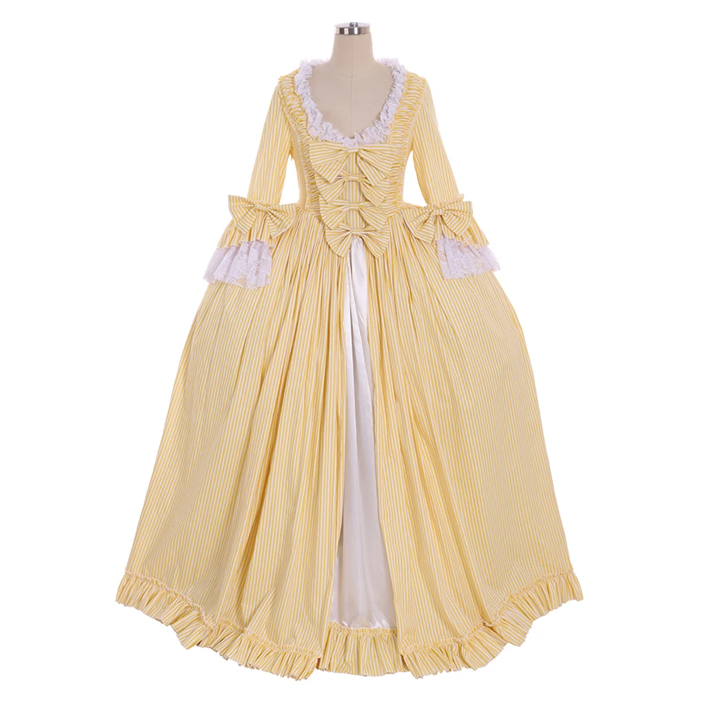 Французское Королевское 18-е Рококо Мария Антуанетта Платье георгианской эпохи бальное платье благородное желтое бальное платье принцессы одежда на Хэллоуин
Французское Королевское 18-е Рококо Мария Антуанетта Платье георгианской эпохи бальное платье благородное желтое бальное платье принцессы одежда на Хэллоуин