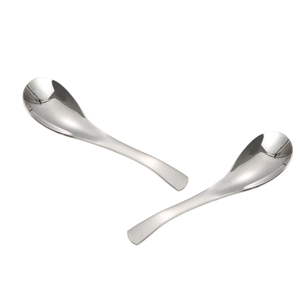 4pcs Thick Heavy-weight Soup Spoons Stainless Steel Soup Spoons Table Spoons (Middle Size)
4pcs Thick Heavy-weight Soup Spoons Stainless Steel Soup Spoons Table Spoons (Middle Size)