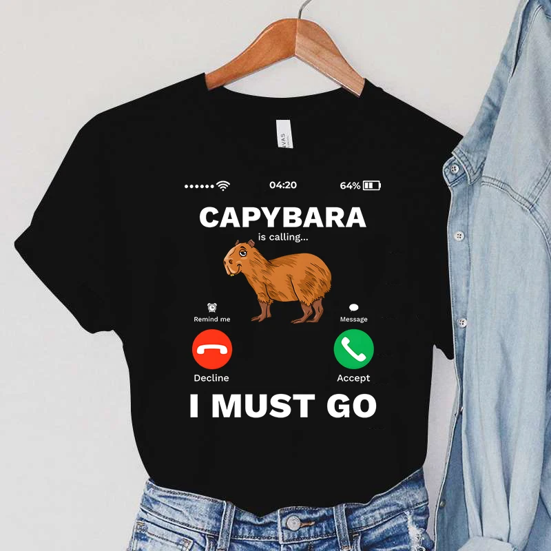 Футболки Capybaras женская летняя одежда с коротким рукавом с мультяшным принтом интерфейса вызова женская одежда женские футболки с животными
Футболки Capybaras женская летняя одежда с коротким рукавом с мультяшным принтом интерфейса вызова женская одежда женские футболки с животными