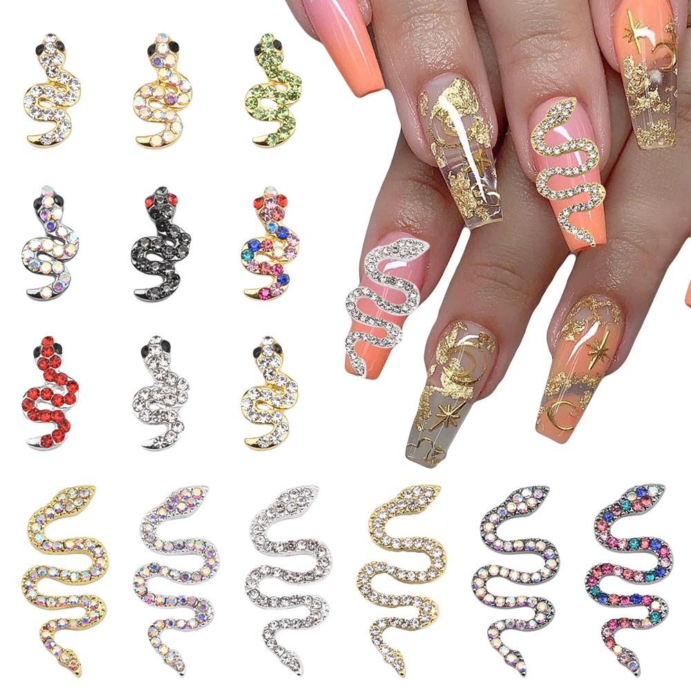 5/10pcs Large Small Big Flatback Luxury 3d Metal Snake Nail Shape Charms Nail Art Rhinestones Jewelry Decor For Women TJ182
5/10pcs Large Small Big Flatback Luxury 3d Metal Snake Nail Shape Charms Nail Art Rhinestones Jewelry Decor For Women TJ182
