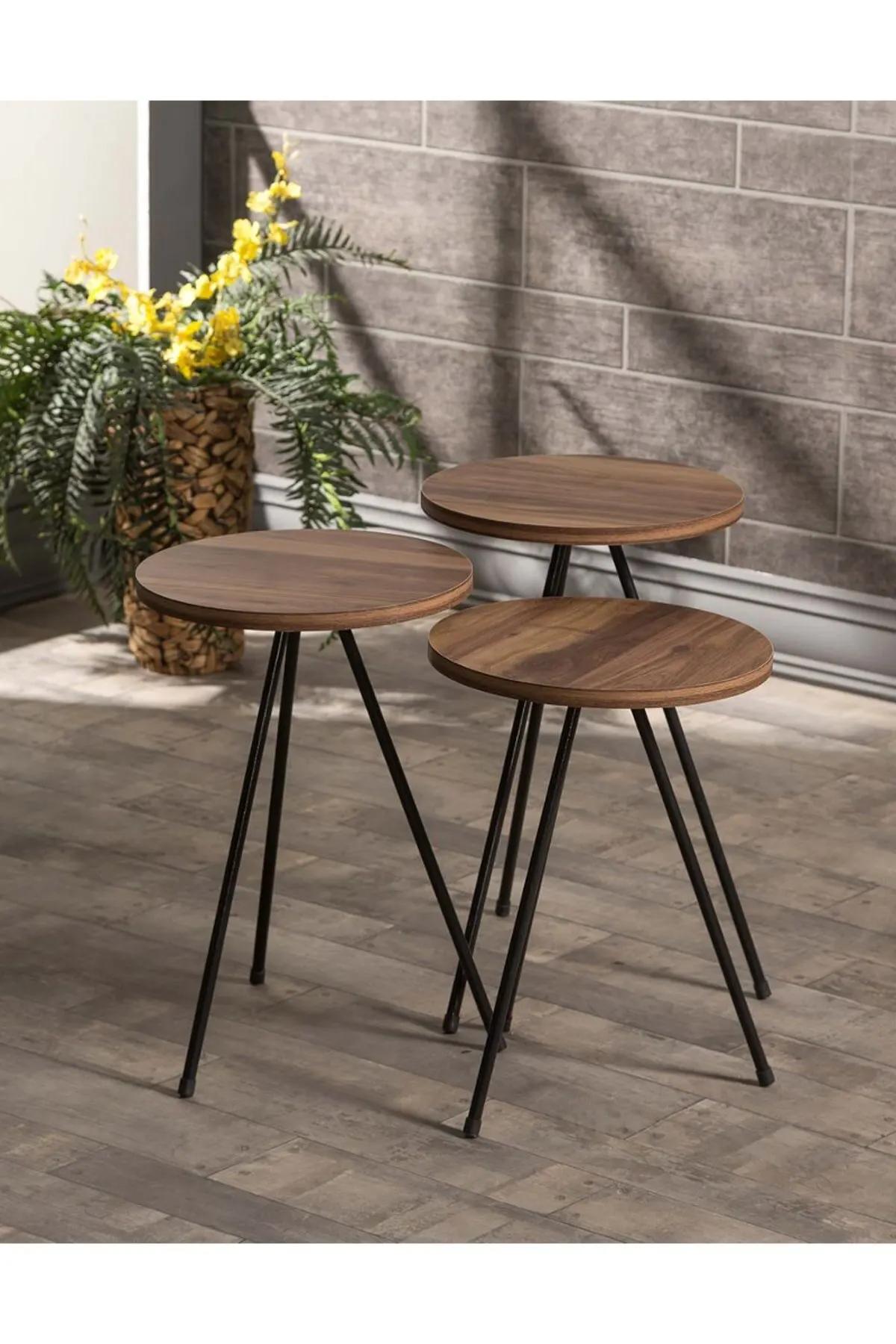 Modern Nelling Table 3 Pieces Black Metal Leg De-Mounted Side Table Tea Coffee Service Table Round Living Room Bedside Table
Modern Nelling Table 3 Pieces Black Metal Leg De-Mounted Side Table Tea Coffee Service Table Round Living Room Bedside Table