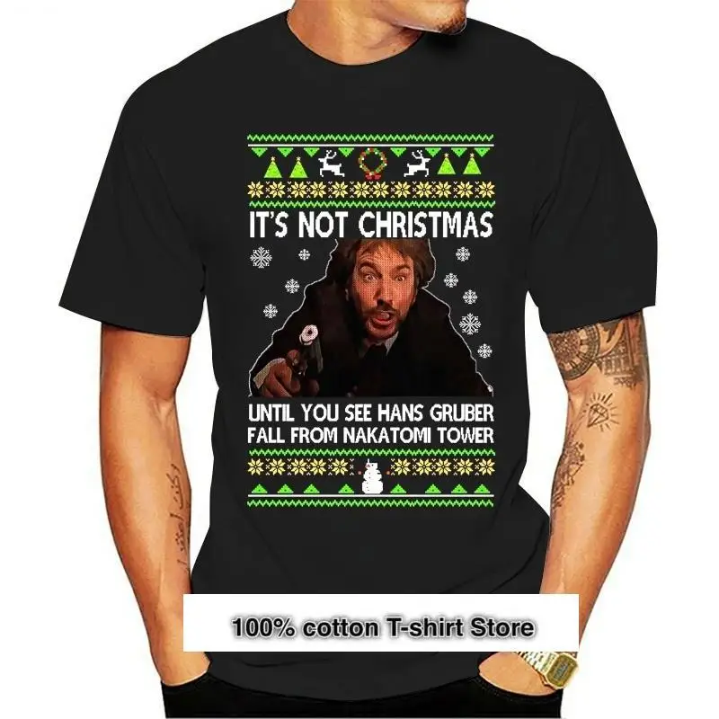 TSDFC-Camiseta унисекс, camisa negra de la Tower de Nakatomi, no es Navidad, hasta que ves a Hans Gruber, отоние
TSDFC-Camiseta унисекс, camisa negra de la Tower de Nakatomi, no es Navidad, hasta que ves a Hans Gruber, отоние