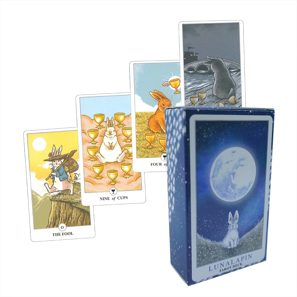 Rabbit Tarot Deck Toro Cards Predictions Party Games Table Game Guide Version Oraculos Runes for Fortunetelling Mysterious Fate
Rabbit Tarot Deck Toro Cards Predictions Party Games Table Game Guide Version Oraculos Runes for Fortunetelling Mysterious Fate