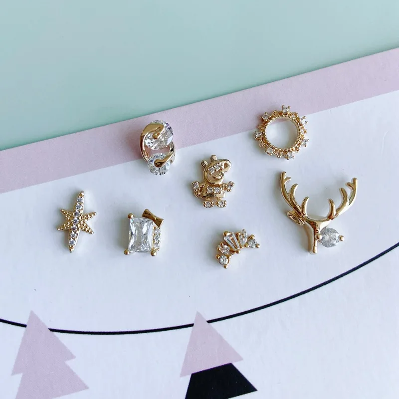 DIY Jewelry Accessories Wholesale Summer New Copper-Plated Zircon Micro-Inlaid Antlers Piggy Nail Jewelry Decorations
DIY Jewelry Accessories Wholesale Summer New Copper-Plated Zircon Micro-Inlaid Antlers Piggy Nail Jewelry Decorations