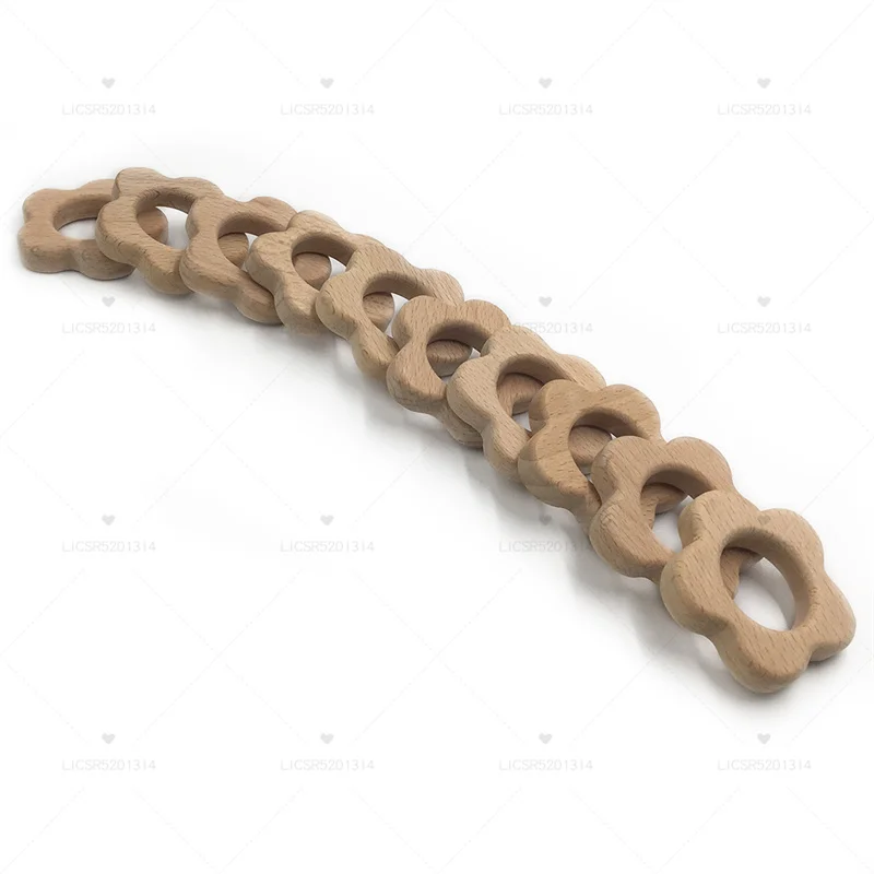 Wooden Flower Teether Wood Rings Beech Teething Grasping Wooden Animal Toy Rodent Baby Pendant DIY Pacifier Chain Teething Toys 
Wooden Flower Teether Wood Rings Beech Teething Grasping Wooden Animal Toy Rodent Baby Pendant DIY Pacifier Chain Teething Toys