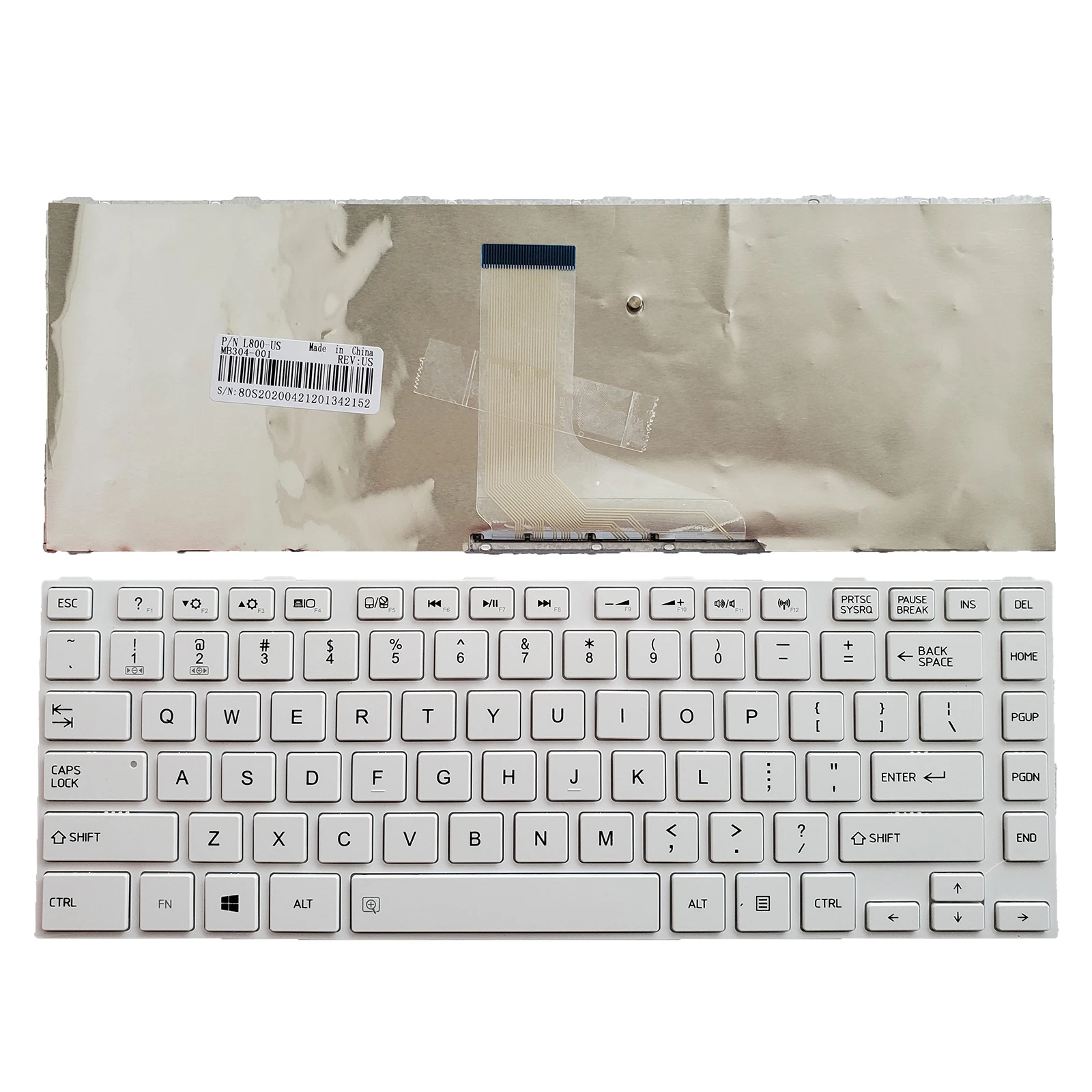 Новая белая клавиатура США для Toshiba L840 L845 L845D L800 L805 L830 M800 M805 M840 M845
Новая белая клавиатура США для Toshiba L840 L845 L845D L800 L805 L830 M800 M805 M840 M845