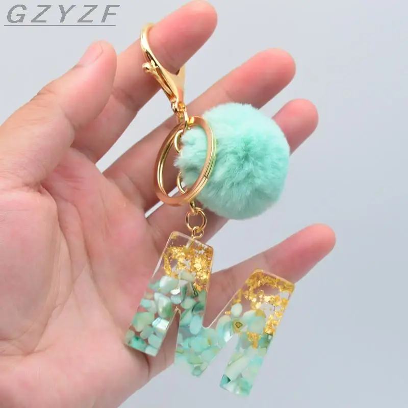 26 English Letter Fur Ball Keychains for Women Green Alphabet Car Keyring Holder Handbag Charms Pendant Jewelry Gifts
26 English Letter Fur Ball Keychains for Women Green Alphabet Car Keyring Holder Handbag Charms Pendant Jewelry Gifts