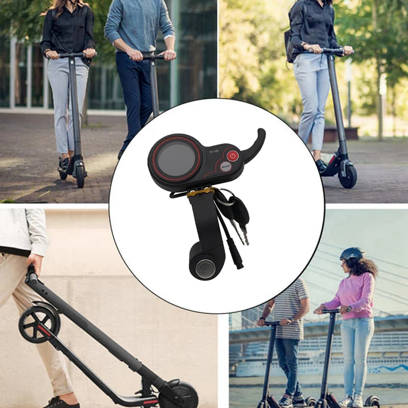 TF-100 LCD Display Throttle Meter Dashboard 6PIN Switch With Electric Door Lock Key For KUGOO M4 Electric Scooter
TF-100 LCD Display Throttle Meter Dashboard 6PIN Switch With Electric Door Lock Key For KUGOO M4 Electric Scooter