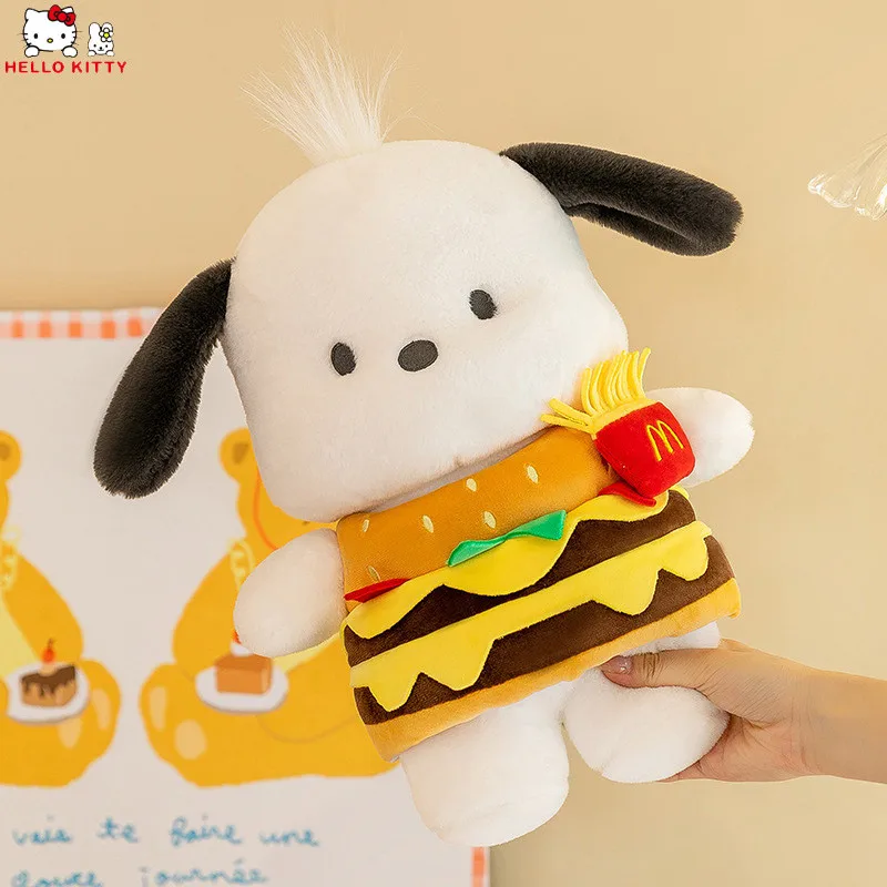 Kawaii Sanrio Plushie Pochaccos Hamburger Plush Doll Cartoon Cute Clothes Anime Toys for Children Birthday Gifts for Girls Toys
Kawaii Sanrio Plushie Pochaccos Hamburger Plush Doll Cartoon Cute Clothes Anime Toys for Children Birthday Gifts for Girls Toys