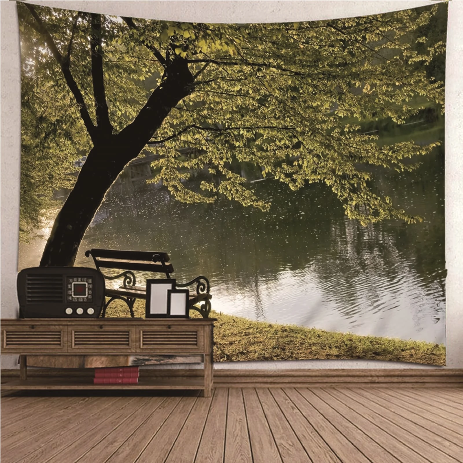 Small Wall Decor Hanging Tapestry Wall Nature tree forest landscape Big Tree & Chair by the Lake Wall Hanging Blanket Art Decor
Small Wall Decor Hanging Tapestry Wall Nature tree forest landscape Big Tree & Chair by the Lake Wall Hanging Blanket Art Decor