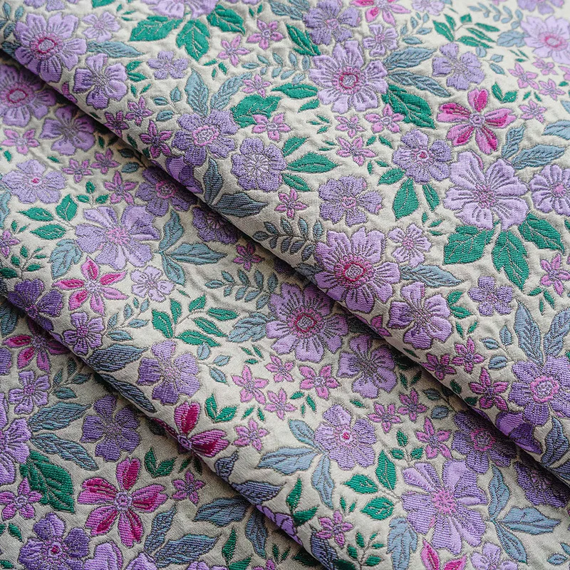 Classic Retro French Style Jacquard Fabric Women's Spring And Autumn Dress Women's Salt Purple Bouquet Packaging
Classic Retro French Style Jacquard Fabric Women's Spring And Autumn Dress Women's Salt Purple Bouquet Packaging