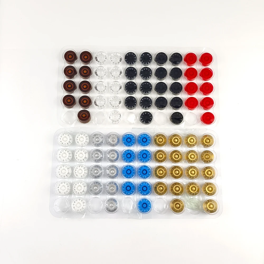 2Pcs Multi Color LP Electric Guitar Volume Tone Knob Top Hat Straight Guitar Speed Control Knob Plastic Guitar Accessories
2Pcs Multi Color LP Electric Guitar Volume Tone Knob Top Hat Straight Guitar Speed Control Knob Plastic Guitar Accessories