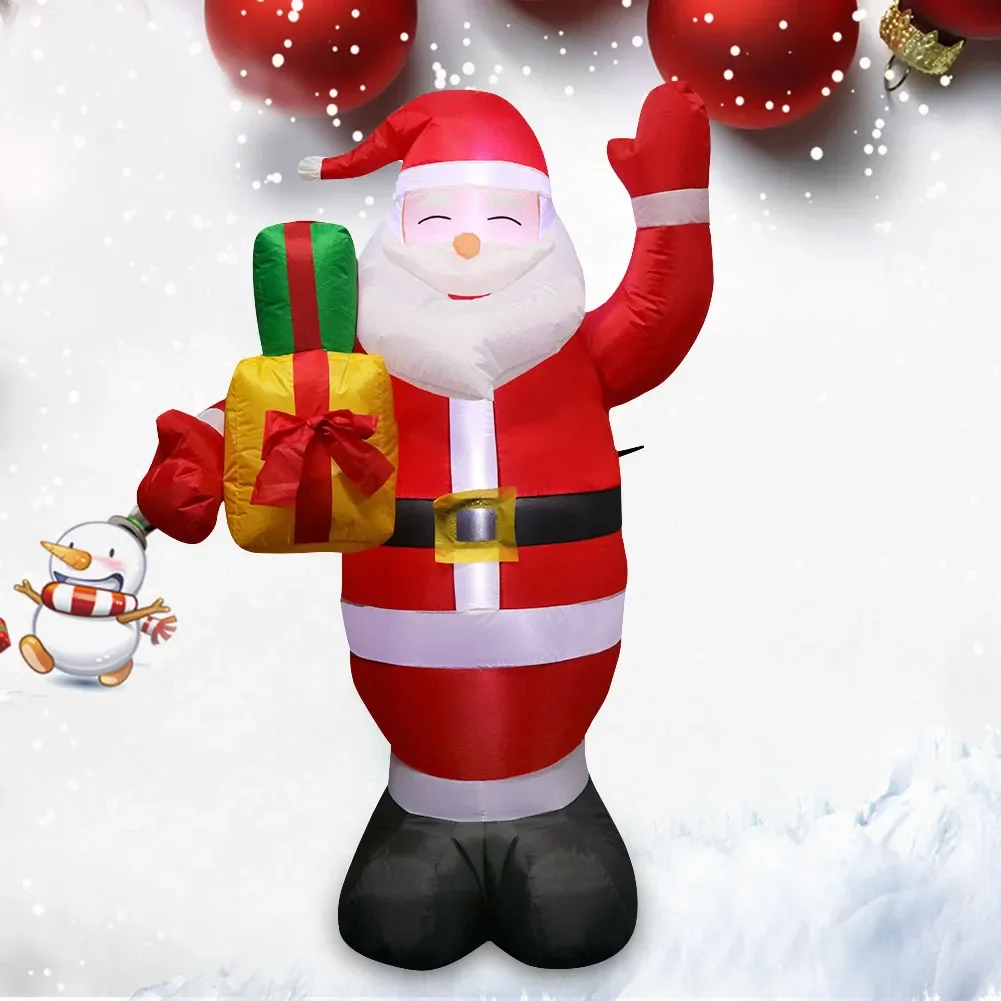 1.5m Light Up Santa Claus Garden Arrangement LED Illuminated Inflatable Doll for Lawn Yard Party Supplies Christmas Decorations
1.5m Light Up Santa Claus Garden Arrangement LED Illuminated Inflatable Doll for Lawn Yard Party Supplies Christmas Decorations