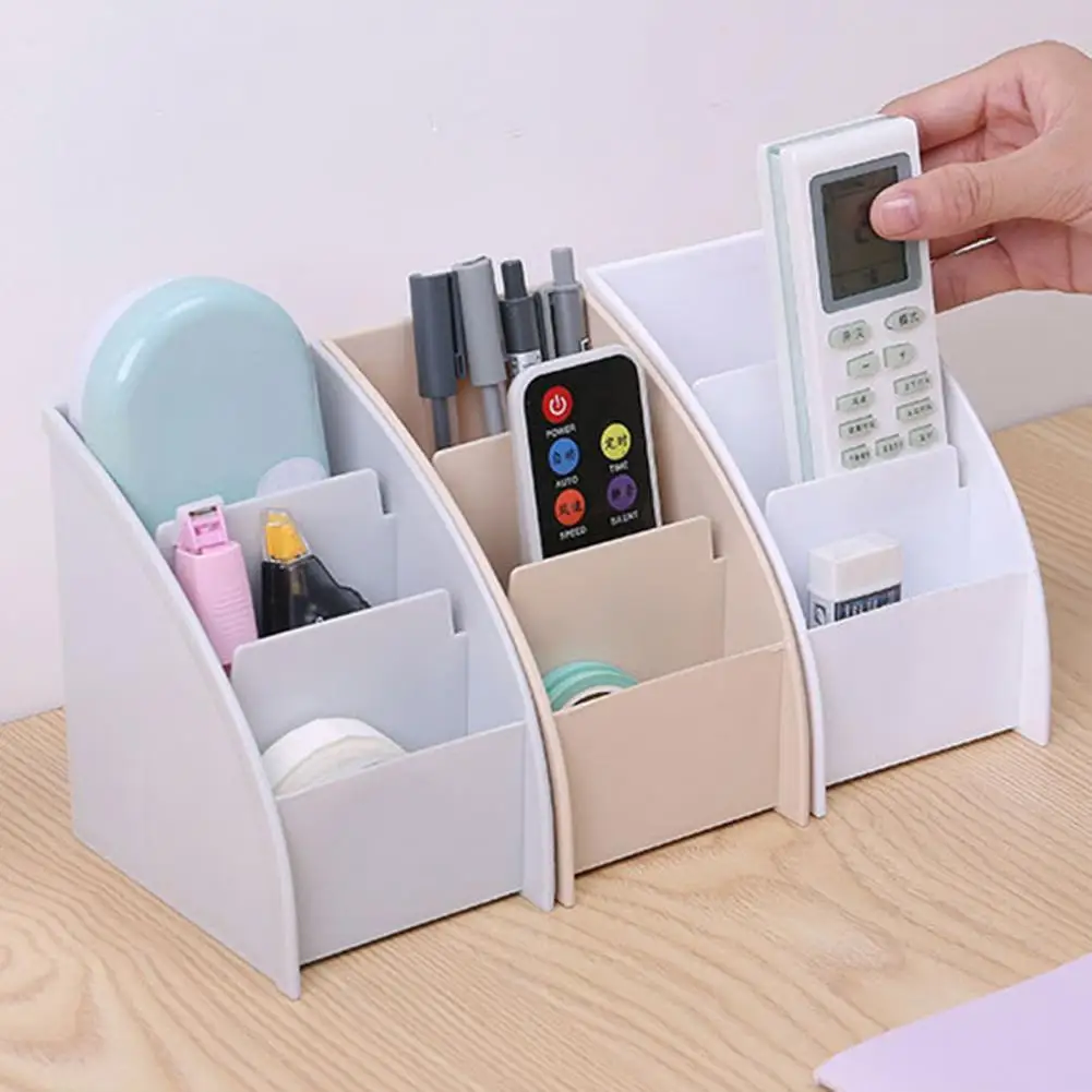 Desk Organizer Anti-slip Versatile 3 Compartments Makeup Brush Table Storage Box Trapezoid Design Pen Holder
Desk Organizer Anti-slip Versatile 3 Compartments Makeup Brush Table Storage Box Trapezoid Design Pen Holder