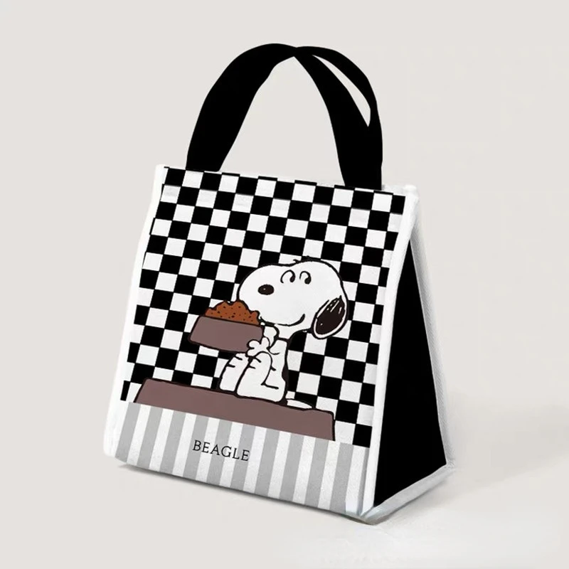 Japanese Style New Snoopy Checkerboard Dog Office Worker Japanese Style Lunch Box HandBag Hand Carrying Lunch Insulation Cute
Japanese Style New Snoopy Checkerboard Dog Office Worker Japanese Style Lunch Box HandBag Hand Carrying Lunch Insulation Cute