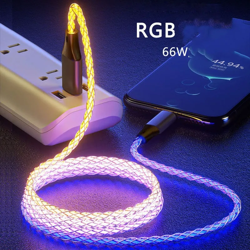 Data cable Car light breathing gradient PD Super fast charge for Apple Android TypeC data cable
Data cable Car light breathing gradient PD Super fast charge for Apple Android TypeC data cable