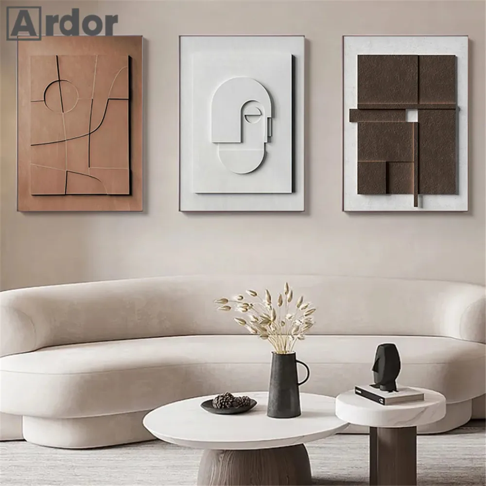 Brown White Geometric Abstract Wall Art Canavs Painting Minimalist Poster Aesthetic Wall Art Nordic Picture Living Room Decor
Brown White Geometric Abstract Wall Art Canavs Painting Minimalist Poster Aesthetic Wall Art Nordic Picture Living Room Decor