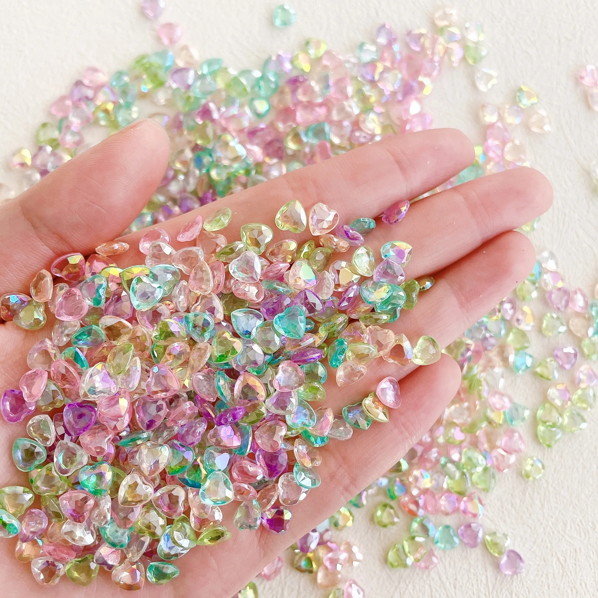 100Pcs Mini Transparency Heart Resin Flatback Nail Drill Material DIY Craft Supplies Fingernail Accessories Phone Shell Patch
100Pcs Mini Transparency Heart Resin Flatback Nail Drill Material DIY Craft Supplies Fingernail Accessories Phone Shell Patch