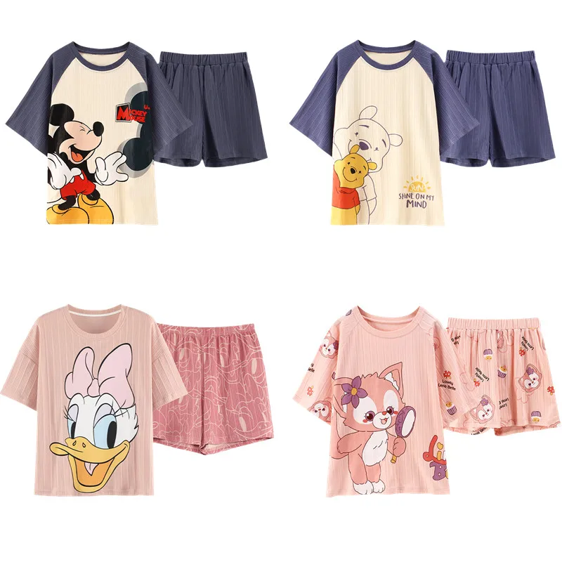 Kawaii Mickey Mouse Anime Around Donald Duck Daisy Duck Linabell Pooh Bear Cartoon Cute Summer Short Loungewear Loose Pajamas
Kawaii Mickey Mouse Anime Around Donald Duck Daisy Duck Linabell Pooh Bear Cartoon Cute Summer Short Loungewear Loose Pajamas