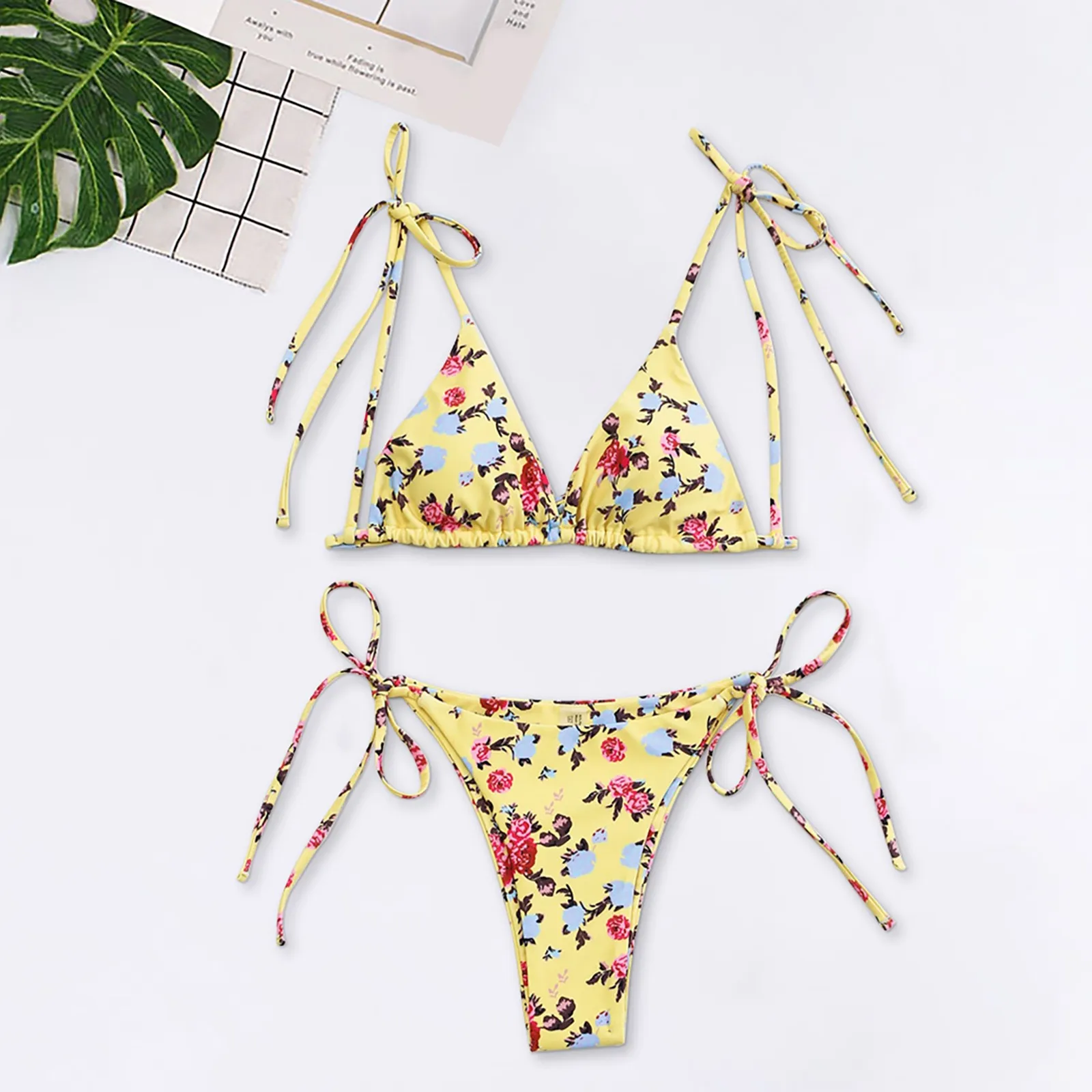 High Waist Women's Sexy Bikini Set Fashion Print Strap Split Swimsuit Summer Push Up Bikini Swimwear Two-Piece Beachwear
High Waist Women's Sexy Bikini Set Fashion Print Strap Split Swimsuit Summer Push Up Bikini Swimwear Two-Piece Beachwear