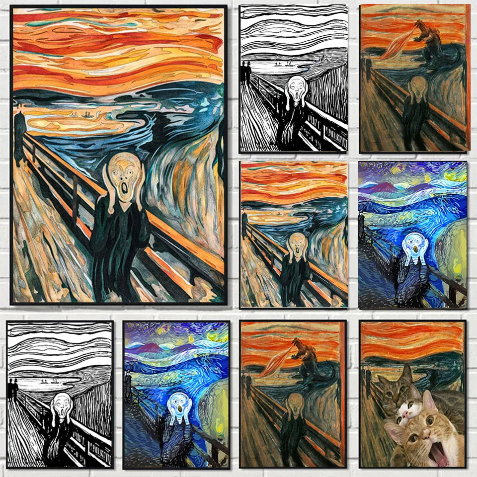 Diamond Painting The Scream Edvard Munch Famous Full DIY 5D Diamond Embroidery Mosaic Picture Cross Stitch Kits Home Decor Gift
Diamond Painting The Scream Edvard Munch Famous Full DIY 5D Diamond Embroidery Mosaic Picture Cross Stitch Kits Home Decor Gift