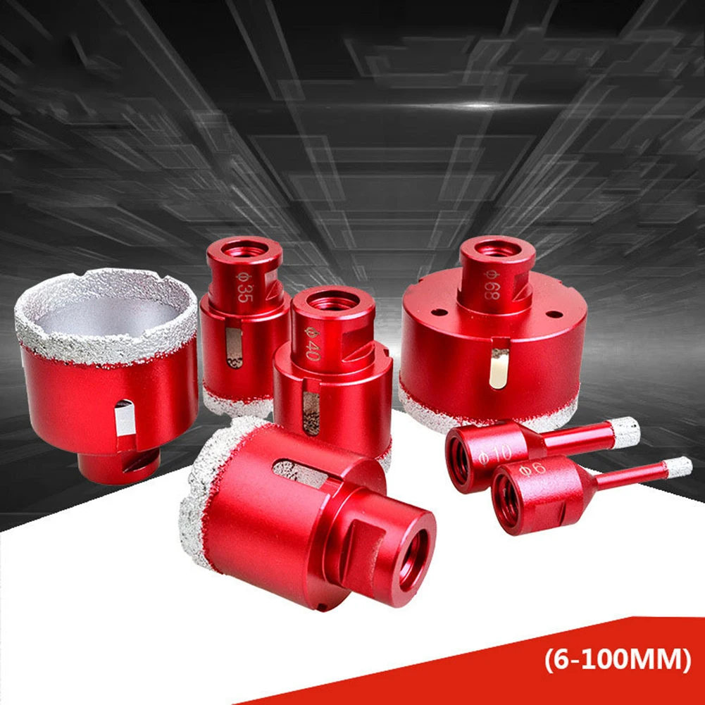 6mm-68mm M14 Diamond Core Drill Bit Hole Saw Insert Drill For Cutting Stone Porcelain Tile Glass Power Tool Accessories
6mm-68mm M14 Diamond Core Drill Bit Hole Saw Insert Drill For Cutting Stone Porcelain Tile Glass Power Tool Accessories