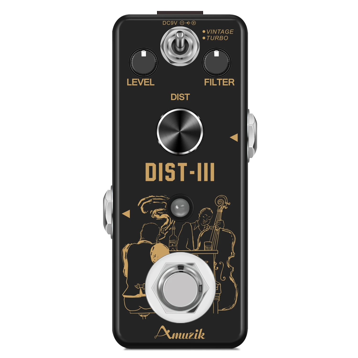Amuzik Guitar Pedal LEF-301C Distortion III Effect Pedal Rat Clone HEAVY - True Bypass
Amuzik Guitar Pedal LEF-301C Distortion III Effect Pedal Rat Clone HEAVY - True Bypass