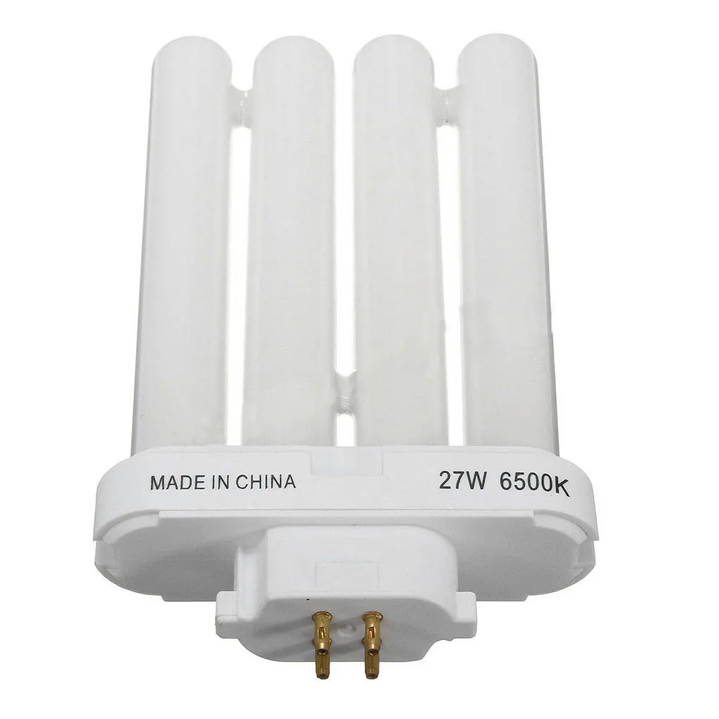 27W 4-pin Quad Compact Fluorescent Light Bulb Replacement Lamps Eye-protection Reading Lighting Accessory Dormitory
27W 4-pin Quad Compact Fluorescent Light Bulb Replacement Lamps Eye-protection Reading Lighting Accessory Dormitory