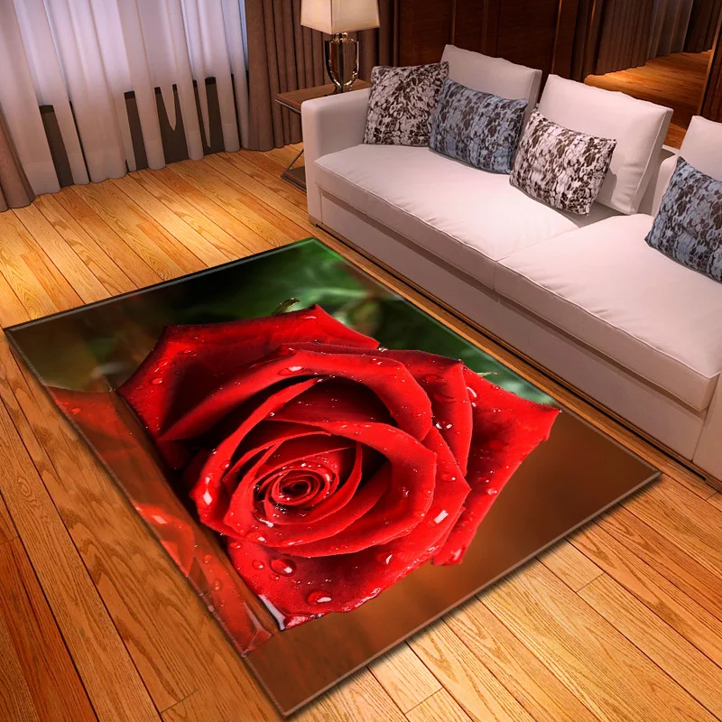Romantic Rose 3D Printing Carpets for Living Room Bedroom Area Rug Kids Room Home Decor Large Carpet Child Play Crawl Floor Mats
Romantic Rose 3D Printing Carpets for Living Room Bedroom Area Rug Kids Room Home Decor Large Carpet Child Play Crawl Floor Mats