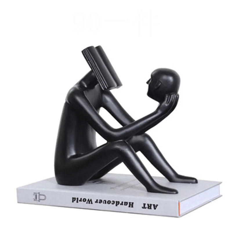 Modern Black White Sitting Figure Reading Book Resin Decoration Home Livingroom Sculpture Crafts Study Room Figurines Ornaments
Modern Black White Sitting Figure Reading Book Resin Decoration Home Livingroom Sculpture Crafts Study Room Figurines Ornaments