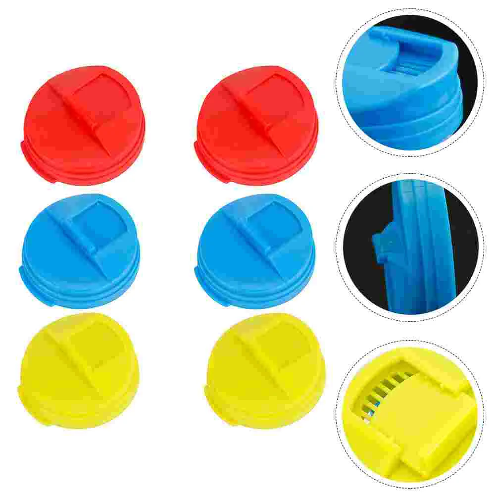 

6 Pcs Can Sealing Lid Cover Protector Soda Sodas Drinks Lids Beverage Beer Anti