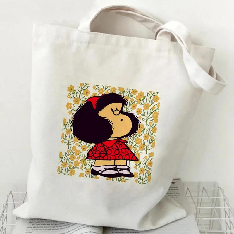 Shopper Bag Tote Shoulder Canvas Bags Messenger Hand Bags Women's Mafalda Cartoon Casual Cute Kawaii Art Aesthetic Teacher Gift
Shopper Bag Tote Shoulder Canvas Bags Messenger Hand Bags Women's Mafalda Cartoon Casual Cute Kawaii Art Aesthetic Teacher Gift