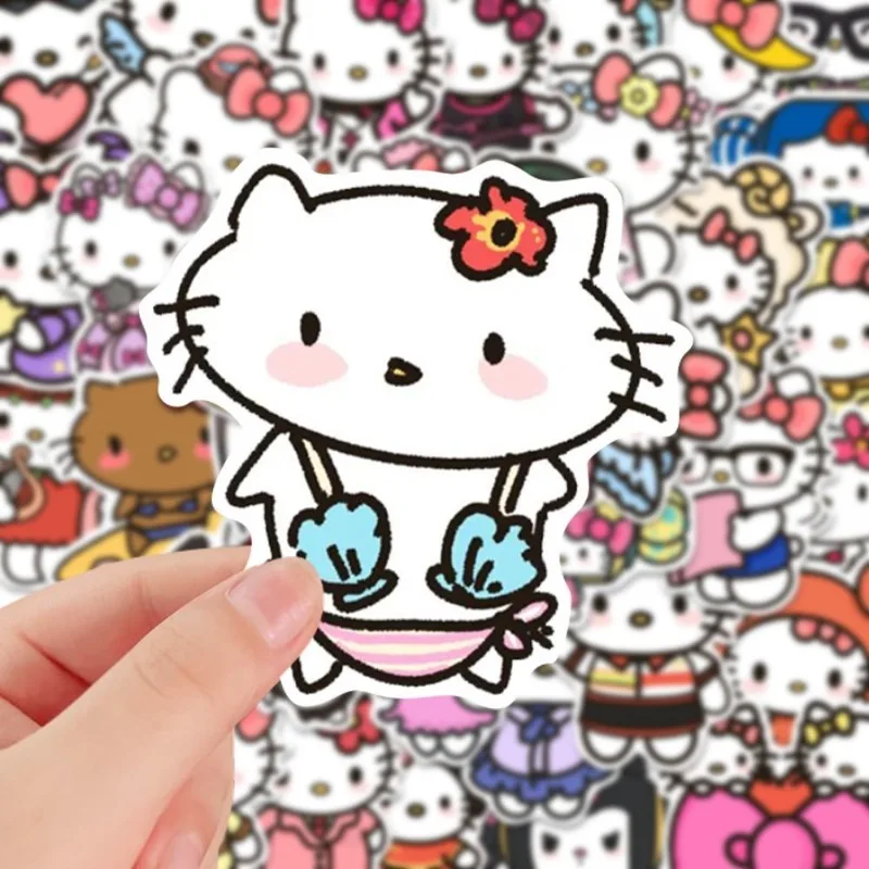 Новые милые Мультяшные наклейки Hello Kitty Sanrio с граффити, Необычные милые декоративные наклейки для ноутбука, водонепроницаемые стикеры в подарок
Новые милые Мультяшные наклейки Hello Kitty Sanrio с граффити, Необычные милые декоративные наклейки для ноутбука, водонепроницаемые стикеры в подарок