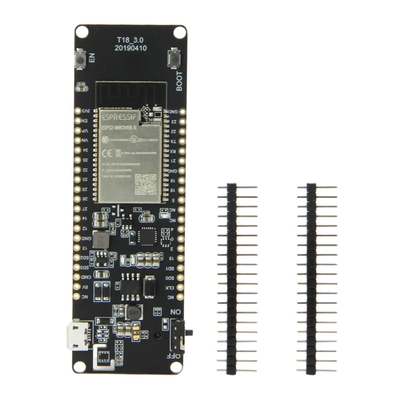 ESP32 8Mbyte PSRAM Wifi Bluetooth Module ESP32-WROVER-B Development Board Suitable For 18650 Battery
ESP32 8Mbyte PSRAM Wifi Bluetooth Module ESP32-WROVER-B Development Board Suitable For 18650 Battery