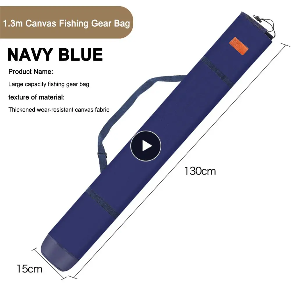 Canvas Thickened Rod Bag Durable Dishes Bag Spring Lock Fish Bag Fishing Gear Accessories Firm Fish Rod Storage Portable
Canvas Thickened Rod Bag Durable Dishes Bag Spring Lock Fish Bag Fishing Gear Accessories Firm Fish Rod Storage Portable