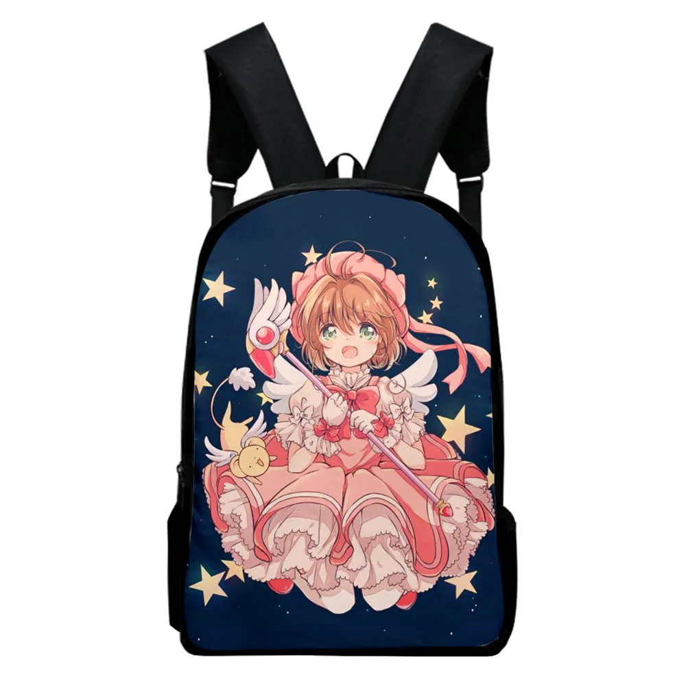 Hip Hop Fashion cardcaptor sakura Notebook Backpacks pupil School Bags 3D Print Oxford Waterproof Boys/Girls Laptop Backpacks
Hip Hop Fashion cardcaptor sakura Notebook Backpacks pupil School Bags 3D Print Oxford Waterproof Boys/Girls Laptop Backpacks