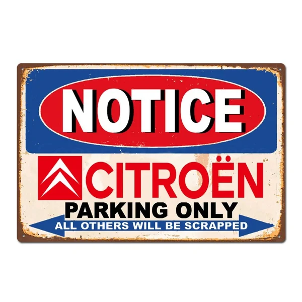 Citroen Parking Only Vintage Retro Car Auto Tin Sign Metal Sign Metal Poster Metal Decor Wall Sticker Wall Sign Wall P
Citroen Parking Only Vintage Retro Car Auto Tin Sign Metal Sign Metal Poster Metal Decor Wall Sticker Wall Sign Wall P