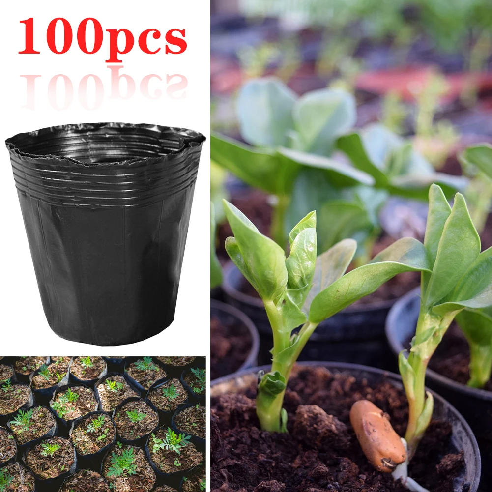 100x Plastic Flower Pot Plant Nursery Flowerpot Seedlings Planter Containers Set Garden Container Grow Bag Garden Supplies
100x Plastic Flower Pot Plant Nursery Flowerpot Seedlings Planter Containers Set Garden Container Grow Bag Garden Supplies