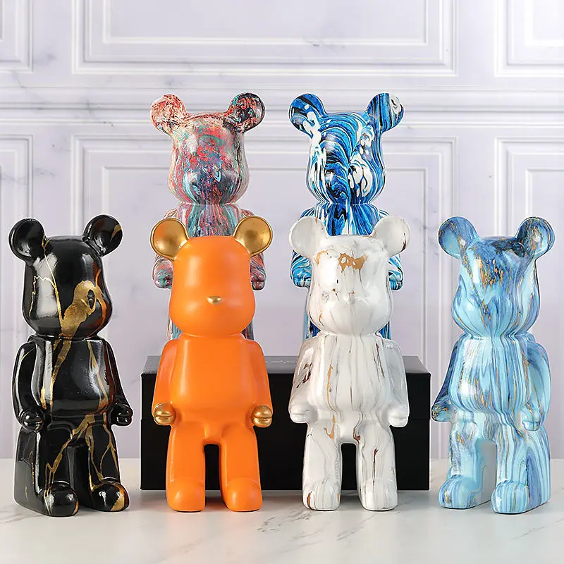 28cm Bearbrick 400 Bear Statues and Sculptures Figure Ornaments Luxury Living Room Decoration Home Decor Christmas Decoration
28cm Bearbrick 400 Bear Statues and Sculptures Figure Ornaments Luxury Living Room Decoration Home Decor Christmas Decoration