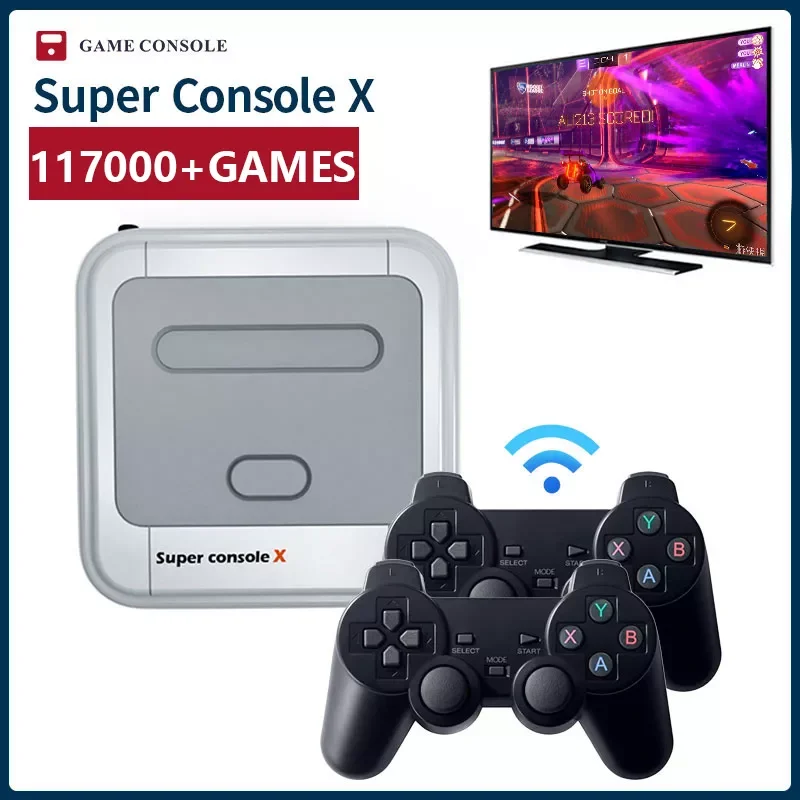 Game Box Super Console X Supreme Output WiFi Video Game Consoles For PSP/N64/DC/PS1 With 117000+ Games Retro Box
Game Box Super Console X Supreme Output WiFi Video Game Consoles For PSP/N64/DC/PS1 With 117000+ Games Retro Box