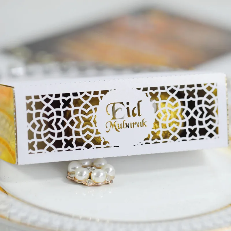 10pcs White Eid Mubarak Candy Dragees Ramadan Kareem Favor Gift Box DIY Islamic Muslim Festival Happy Al-Fitr Eid Party Gifts
10pcs White Eid Mubarak Candy Dragees Ramadan Kareem Favor Gift Box DIY Islamic Muslim Festival Happy Al-Fitr Eid Party Gifts
