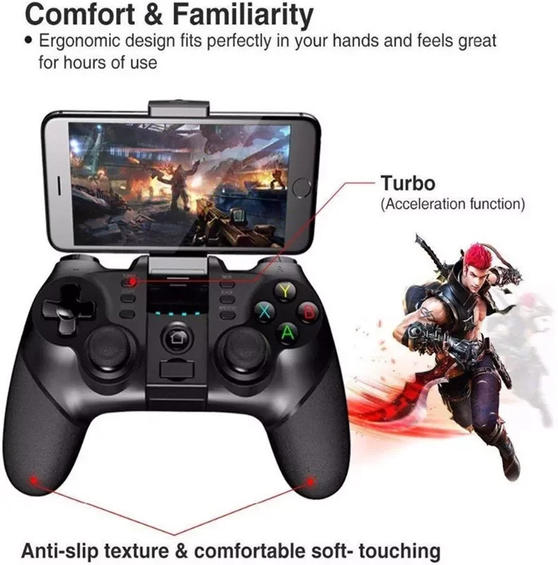 2022 Bluetooth Wireless Game Controller 2.4G for Android iOS Phone Laptop Wireless Game Console Joystick Gamepad
2022 Bluetooth Wireless Game Controller 2.4G for Android iOS Phone Laptop Wireless Game Console Joystick Gamepad
