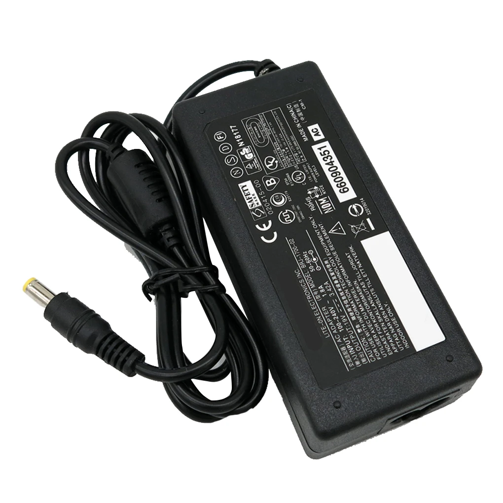 New Portable 5.5x1.7mm 65W 19V 3.42A Laptop AC Supply Power Adapter Computer Charger Replacement for Acer
New Portable 5.5x1.7mm 65W 19V 3.42A Laptop AC Supply Power Adapter Computer Charger Replacement for Acer