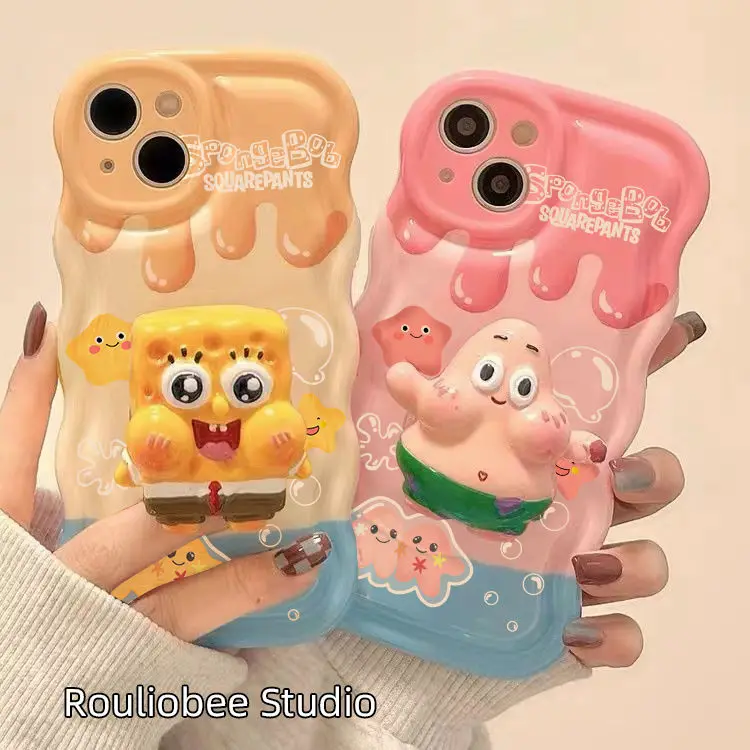 SpongeBob SquarePants Mobile Phone Case for IPhone12/11ProMax Soft Xs Xr Apple 13/14 Three-dimensional Doll Bracket Phone Cover
SpongeBob SquarePants Mobile Phone Case for IPhone12/11ProMax Soft Xs Xr Apple 13/14 Three-dimensional Doll Bracket Phone Cover
