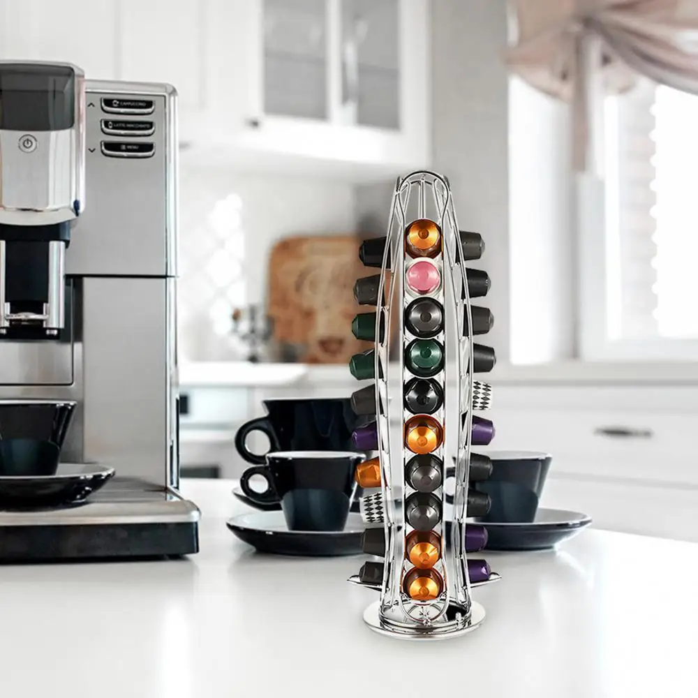 Rotatable Nespresso Vertuo Line Coffee Pod Holder Display Capsule Rack Tower Storage Shelves 40 Cups Capsule Coffee Accessories
Rotatable Nespresso Vertuo Line Coffee Pod Holder Display Capsule Rack Tower Storage Shelves 40 Cups Capsule Coffee Accessories