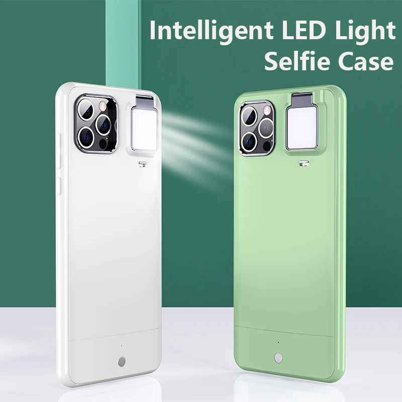 LED Selfie Flash Case For IPhone 12 Pro Max Cases Ring LED Selfie Beauty Light Portable Case For IPhone 13 12 11 Pro X XS Max
LED Selfie Flash Case For IPhone 12 Pro Max Cases Ring LED Selfie Beauty Light Portable Case For IPhone 13 12 11 Pro X XS Max