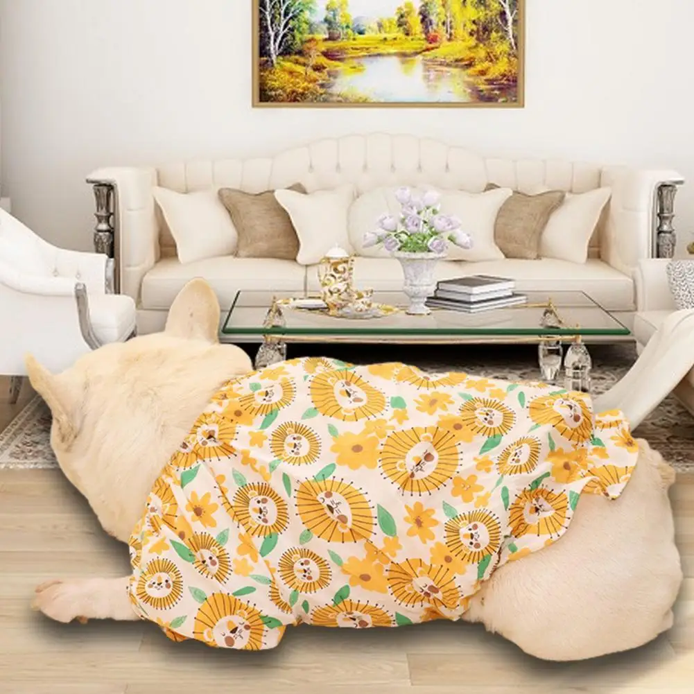 Hot!Dog Shirt Round Neck Easy-wearing Lion Pattern Thin Hawaii Pet Vest for Vacation
Hot!Dog Shirt Round Neck Easy-wearing Lion Pattern Thin Hawaii Pet Vest for Vacation