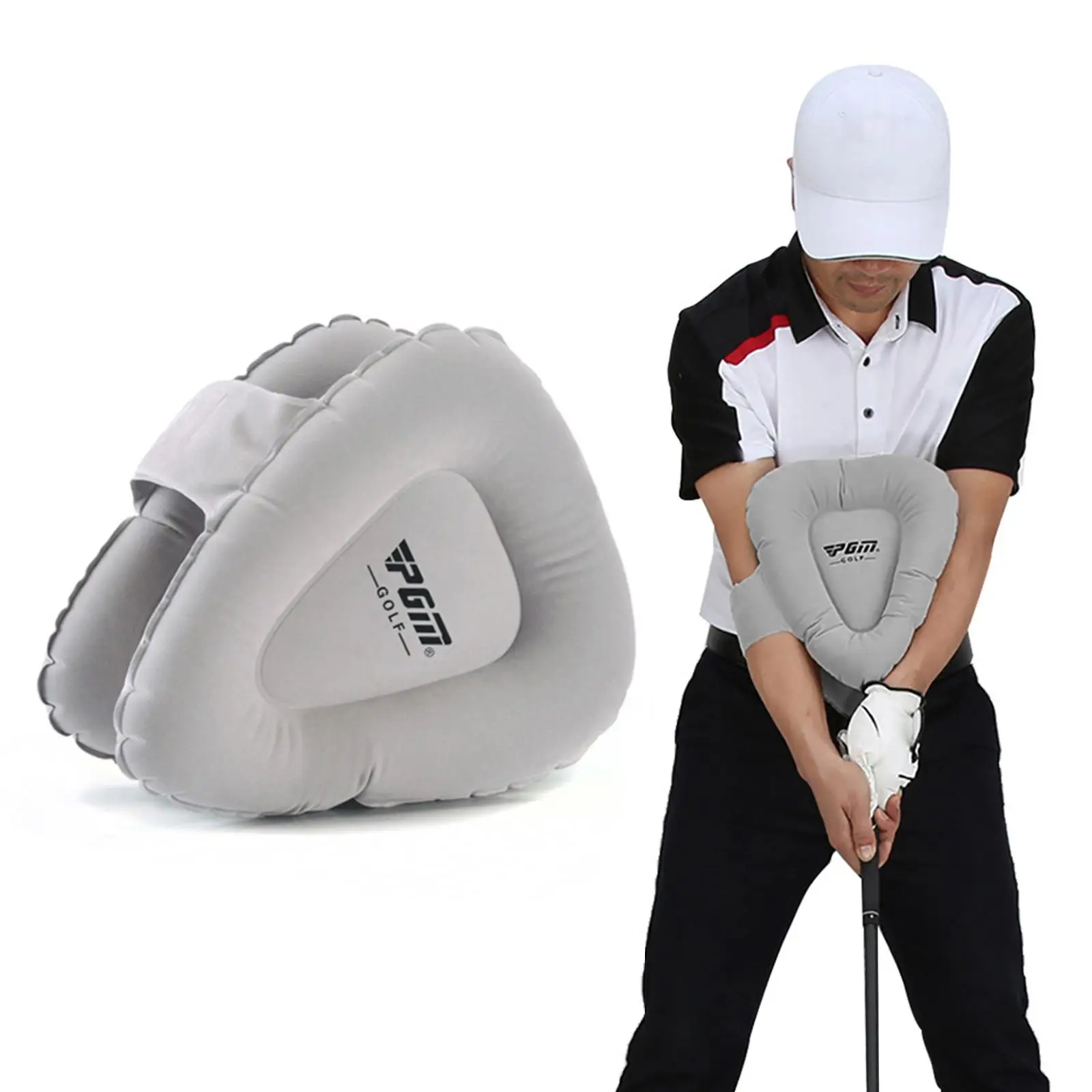 Golf Swing Trainer Inflatable Arm Posture Corrector Golf Training Aids for Golfer Gift
Golf Swing Trainer Inflatable Arm Posture Corrector Golf Training Aids for Golfer Gift