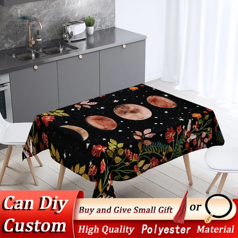 Triple Moon Tablecloth Tarot Celestial Flower Altar Cloth for Spread Tarot Reading Cloth Witchy Rectangle Home Textile Decor
Triple Moon Tablecloth Tarot Celestial Flower Altar Cloth for Spread Tarot Reading Cloth Witchy Rectangle Home Textile Decor
